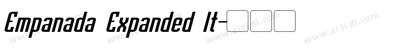 Empanada Expanded It字体转换